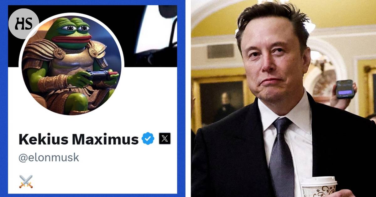 Elon Musk changed his name in X to Kekius Maximus