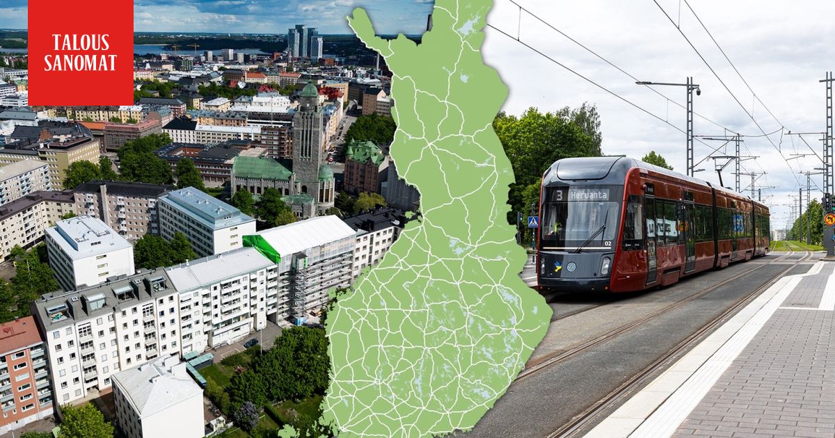 Katso, asutko A-, B- vai C-luokan alueella – pankki julkisti uuden arvion