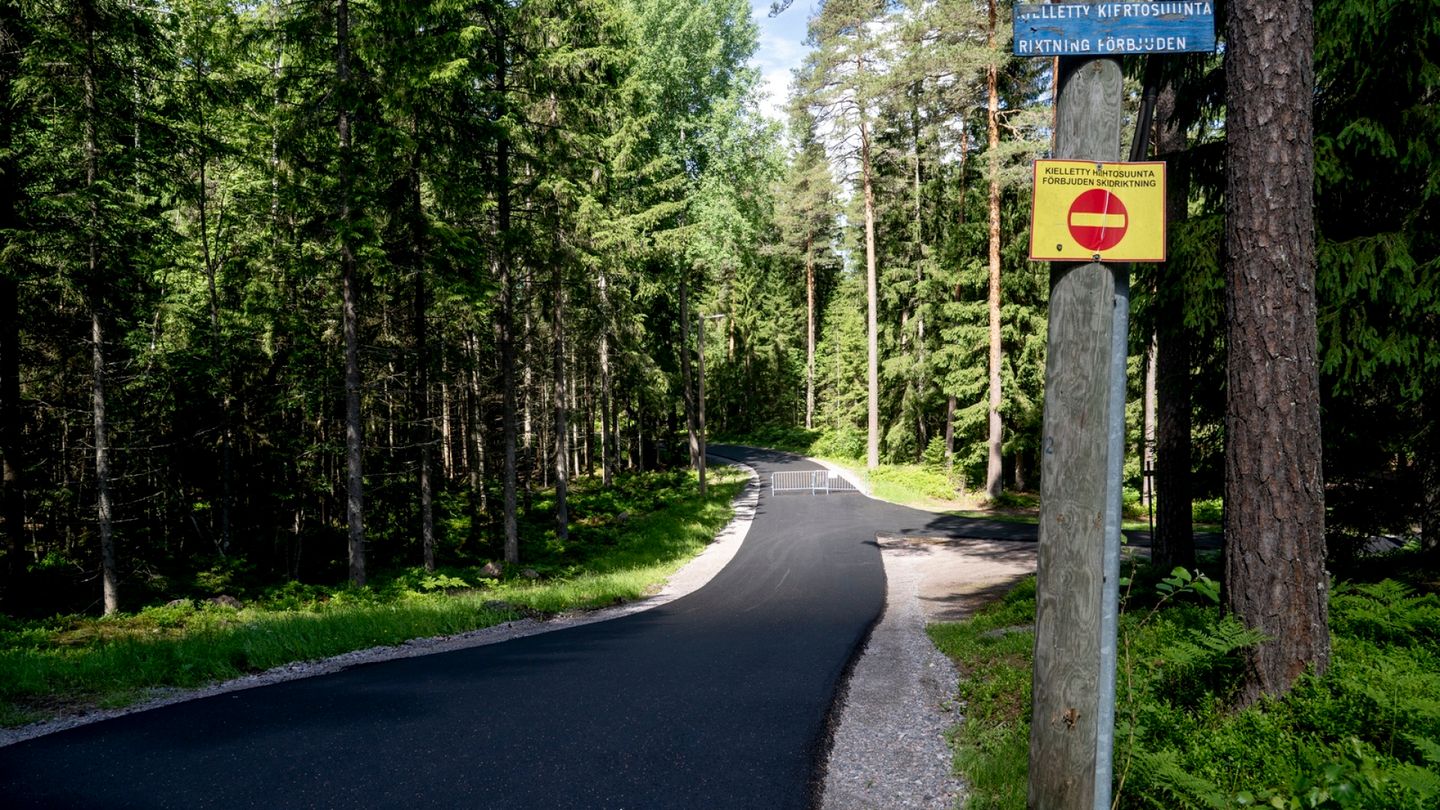 Espoo | Oittaan recreational trail turned into asphalt for 200,000 euros, project receives praise and criticism