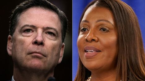 Liittovaltion tuomari on hylännyt syytteet, jotka kohdistuivat FBI:n entiseen johtajaan James Comeyyn. Samalla tuomari hylkäsi New Yorkin oikeusministerin Letitia Jamesin syytteet.