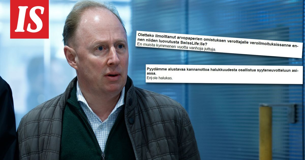 Törkeästä rikoksesta syytetyltä Fazer-miljonääriltä, 51, tyly vastaus poliisille – ”En ole halukas”