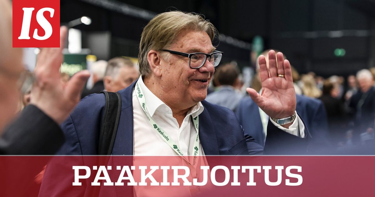 Pääkirjoitus: Keskustalla on Timo Soinin kokoinen populisti­