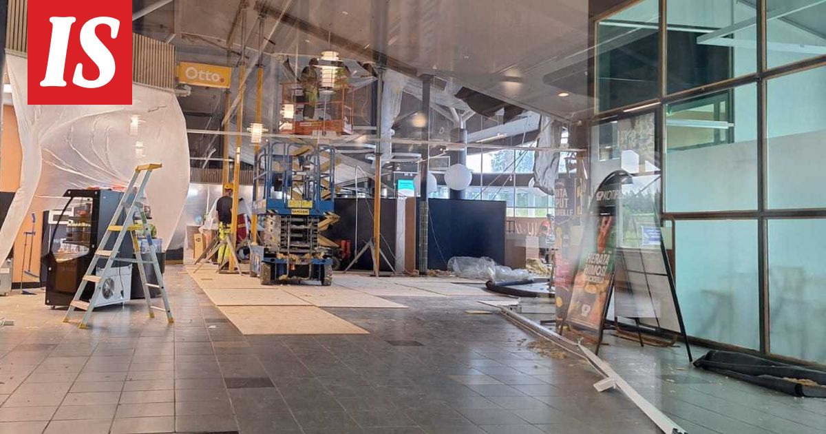 Seppo hämmästeli huolto­aseman romahtanutta kattoa