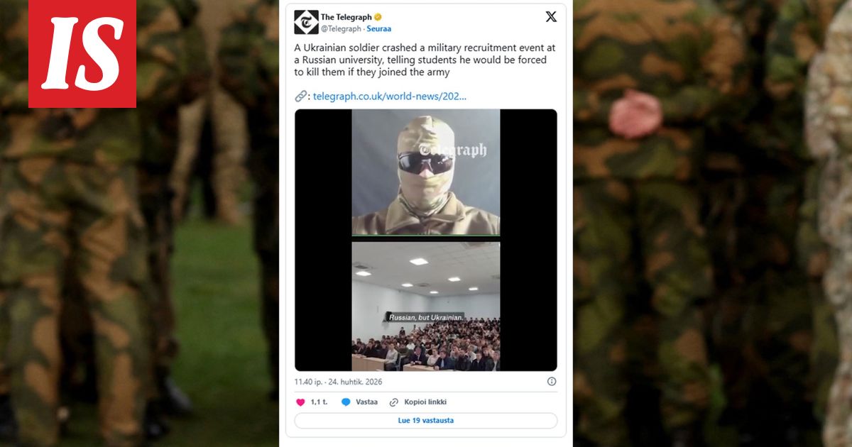 Ukrainalaissotilas vedätti venäläisiä pitkän kaavan mukaan