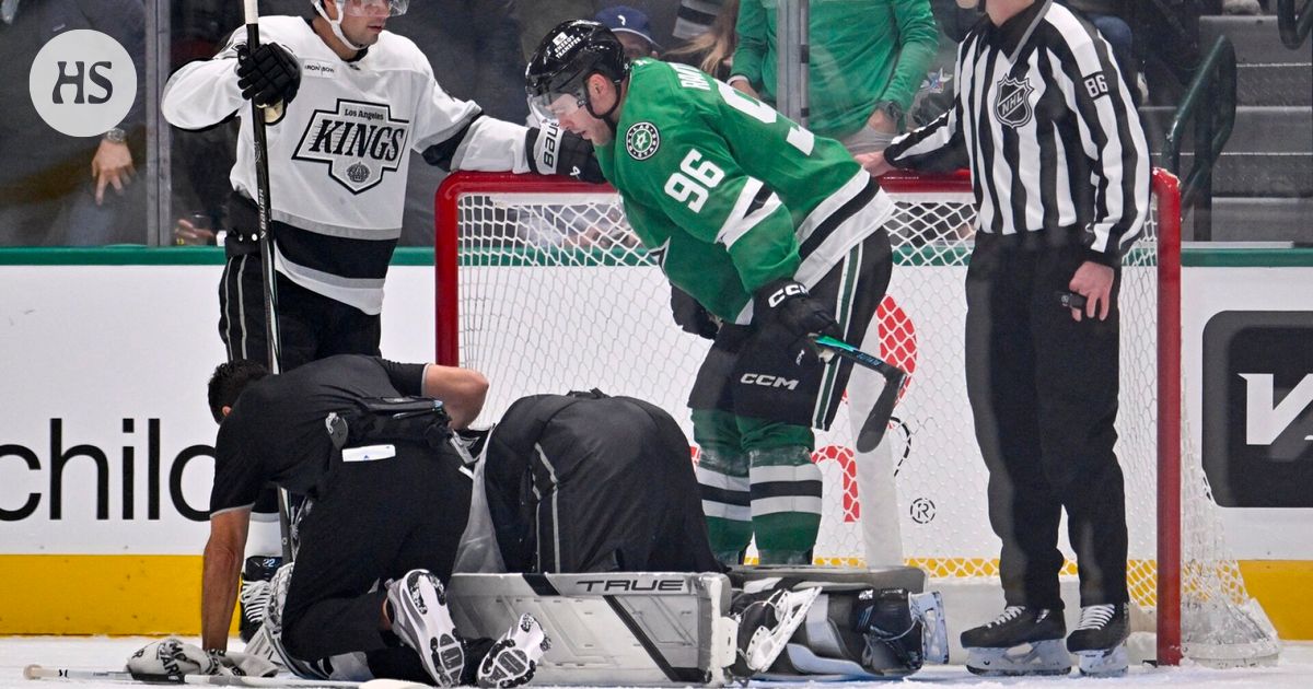 NHL: Darcy Kuemper was injured handling Mikko Rantanen