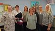 Neuvolan hoitajat Heli Korkalainen ja Emilia Jantunen Emilia. Mll: Katriina Jaakonsaari, Pirkko Kuvamo, Heli Jalo, Mia Bergström ja Anu Latvaniemi.