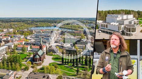 Jone Nikulalle maistuivat muikut Mikkelin kaupungin keskustassa. 