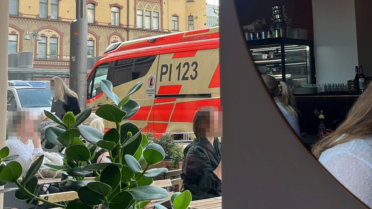 Puukotus Tampereen keskustassa