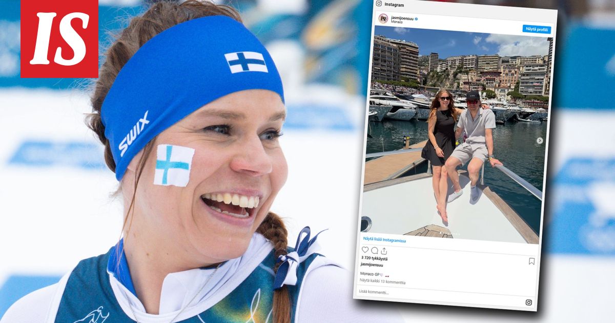 Jasmi Joensuu ja Markus-rakas luksusjahdin kannell