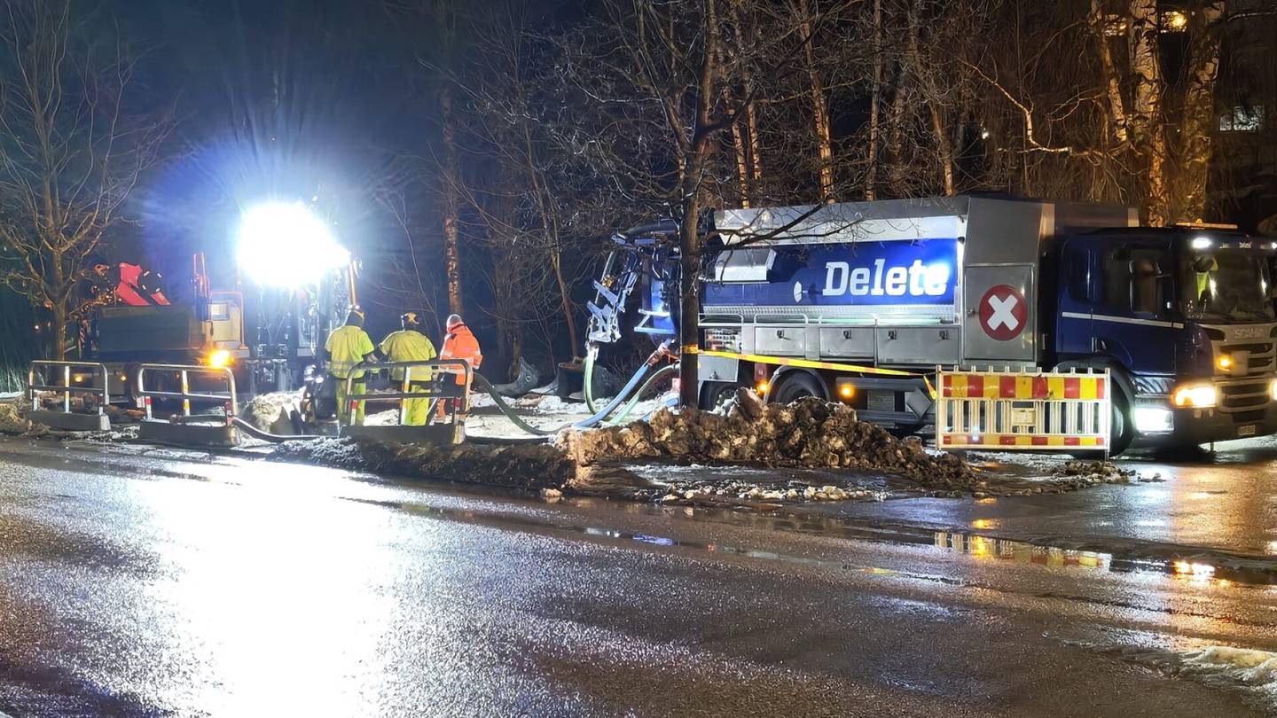 Helsingissä tulvi – putkirikko Haagassa saatu korjattua