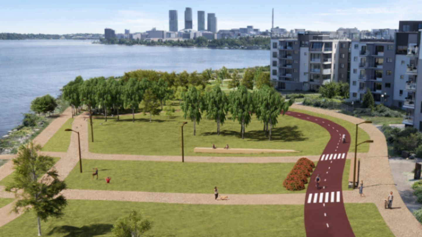 Pyöräreitti | Arabian­baanan suunnitelma palautettiin valmisteluun