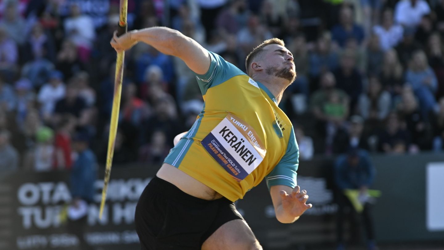 Javelin thrower Toni Keränen's season over