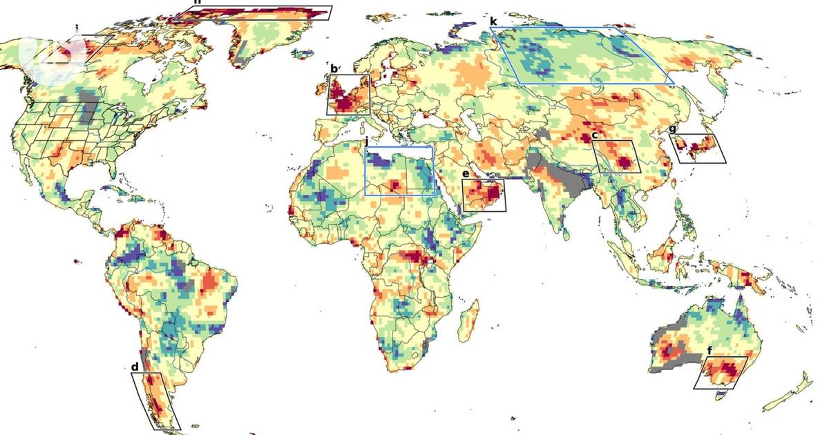 Surprising heat points surprise scientists – heat waves especially hit England and France