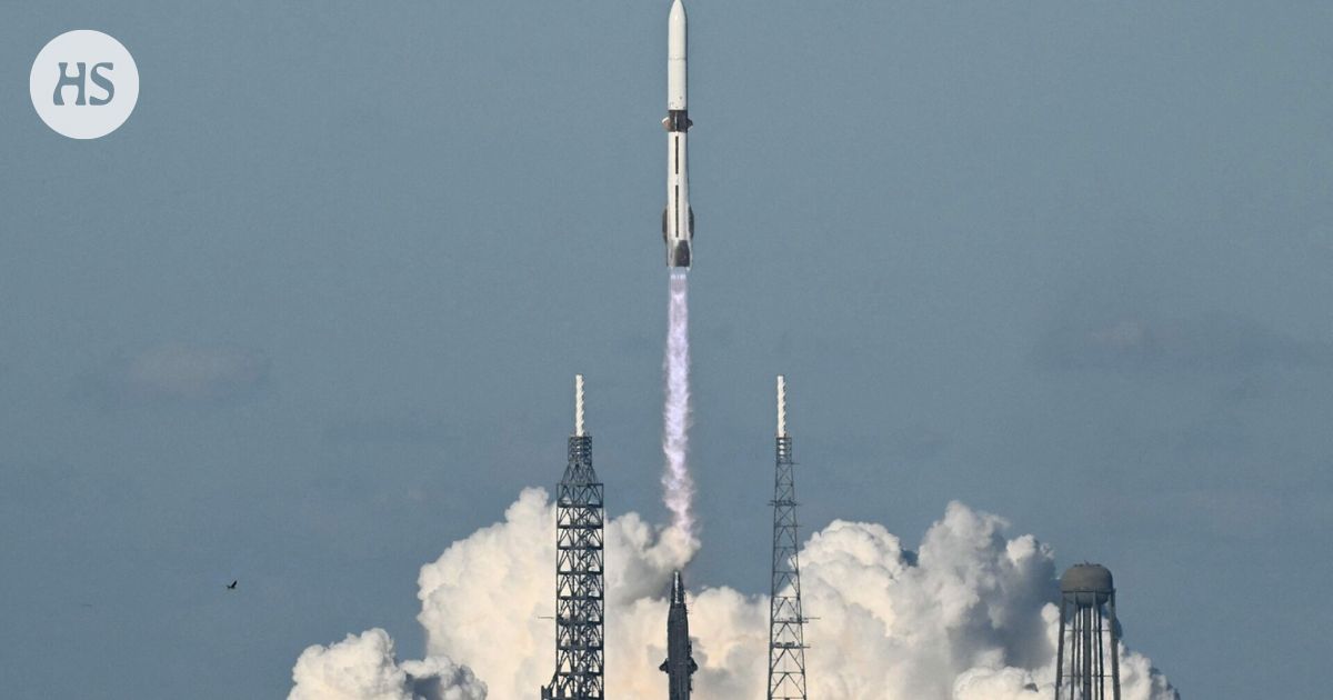 The New Glenn launch vehicle was launched into space