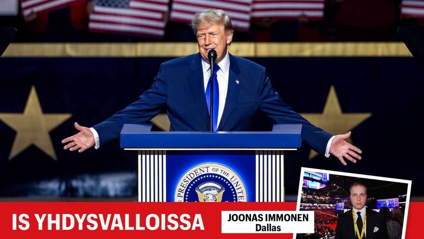 Näin Trump puhui: Lupasi 5 000 dollaria kaikille vaalivoitosta, haukkui demokraatteja – IS seuraa paikan päällä puoluekokousta