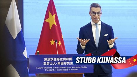 Presidentti Alexander Stubb piti luennon Fudanin huippuyliopistolla Shanghaissa.