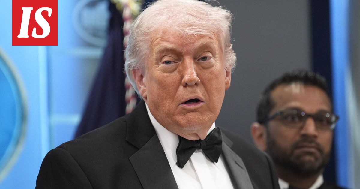 Donald Trump astui median eteen ampumavälikohtauksen jälkeen – nosti esiin kohutun Valkoisen talon juhlasalin