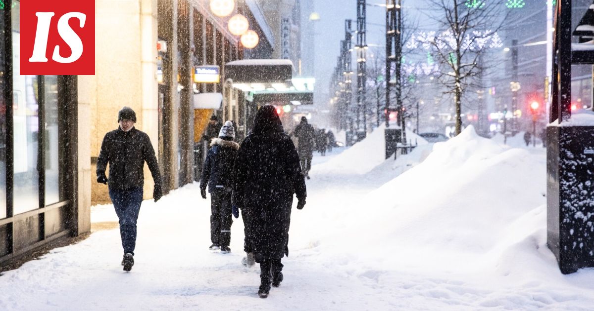 Hurja ennuste: lumitykki jysäyttää pääkaupunki­seudulle valtavat kinokset