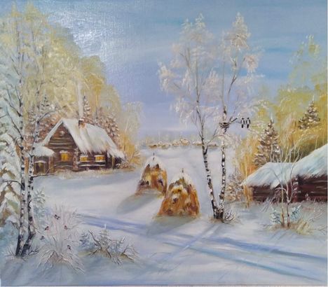 Painting as a gift from Haikala.
