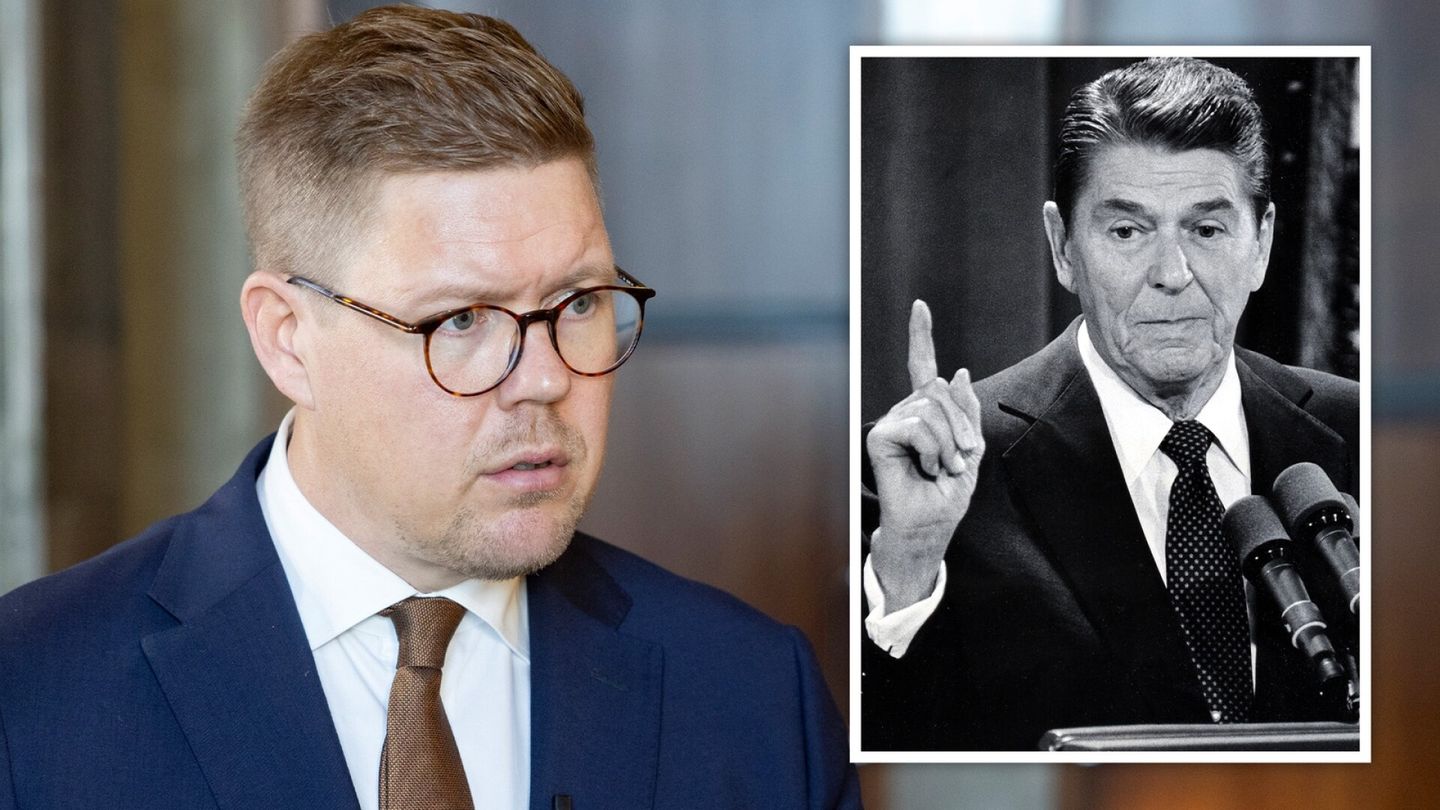 Antti Lindtman murjaisi vitsin Orpon hallituksesta – lainasi Ronald Reagania