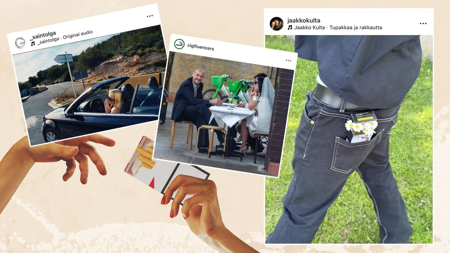 Julkkisten kuvat ja videot hämmentävät – tuliko tupakoinnista muotia?