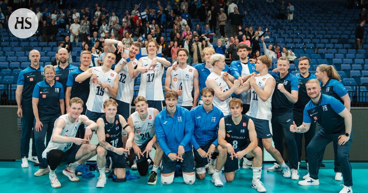 Volleyball: Finland secured the 2028 EC place