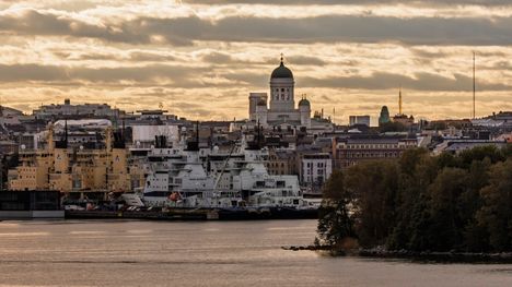 Jäänmurtajia Helsingissä.