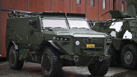 SISU GTP -ajoneuvo Santahaminassa.