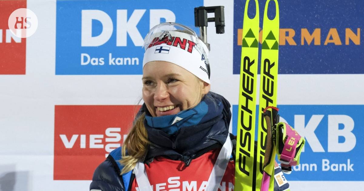 Biathlon: Suvi Minkkinen finished fifth, Sonja Leinamo eighth