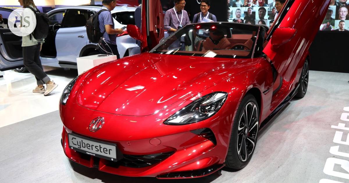 MG Cyberster car sales start in Finland