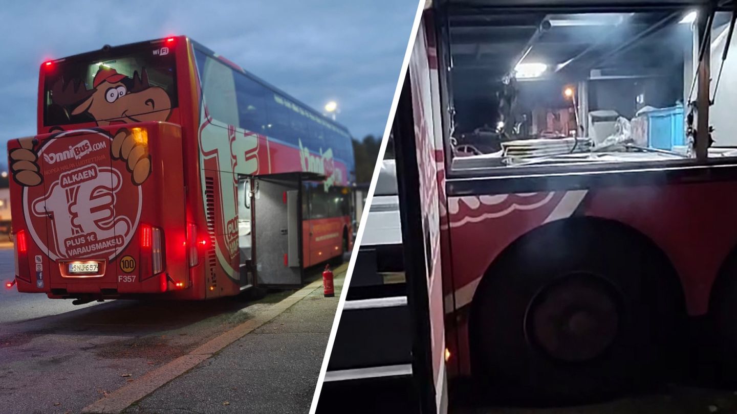 Onnibussin rengas savusi: ”Tuli jännitystä elämään”