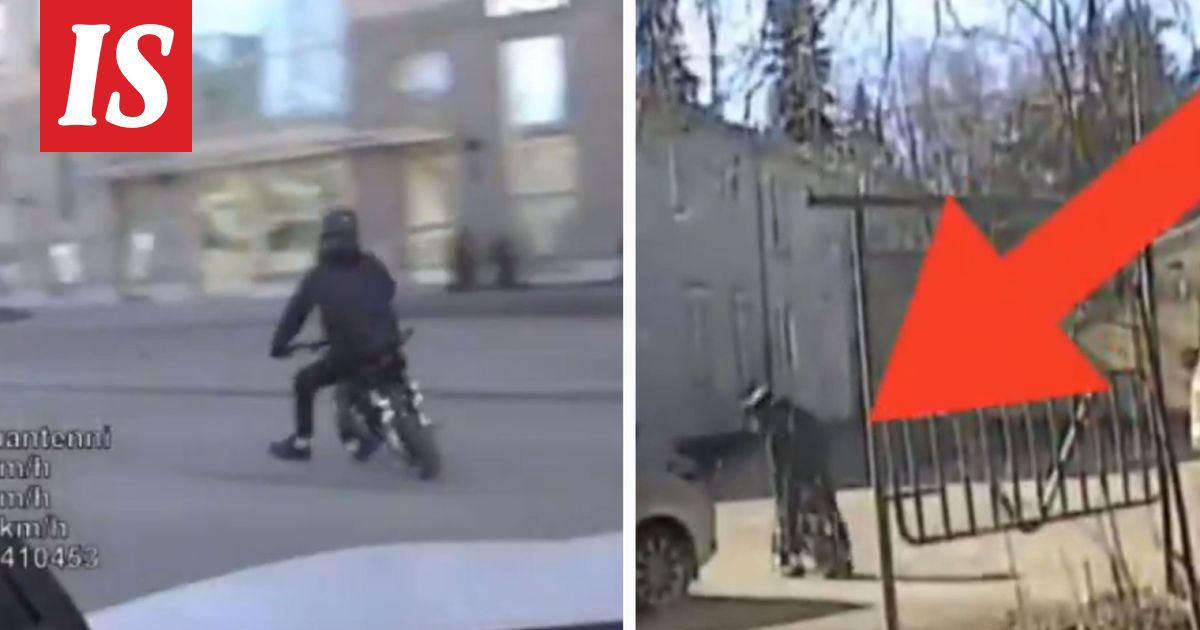 Mopoilija pakeni poliisia – lähes kaikki oli pielessä