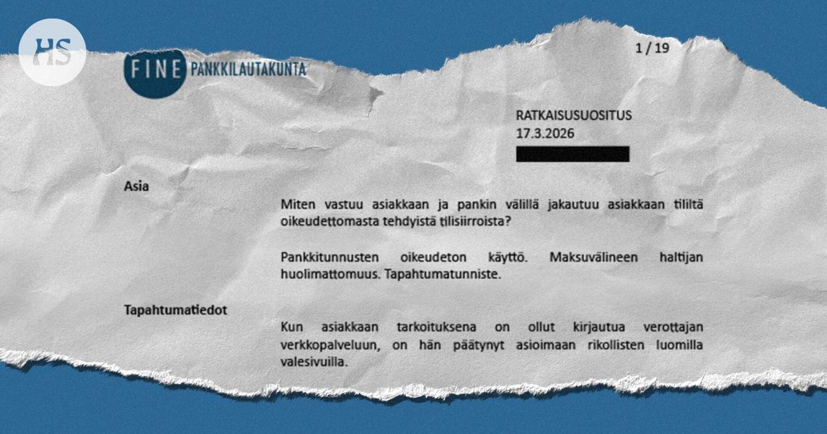 Pankkihuijaus | Jonny Kurjen isä luuli kirjautuvansa Omaveroon: Menetti 23 000 euroa