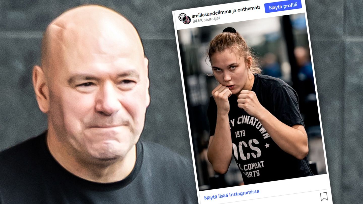 Smilla Sundell, 21, teki vaikutuksen UFC:n pomoon – lähetti kipakan viestin: ”Ole hiljaa!”