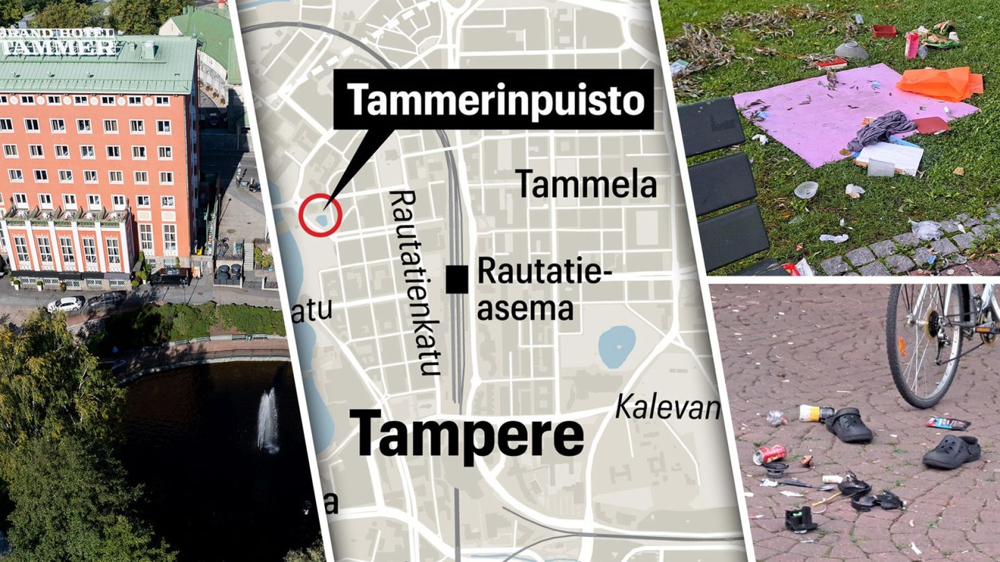 Nuoria kehotetaan välttämään puistoa Tampereen keskustassa – paikalliset paljastavat, mitä siellä tapahtuu
