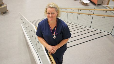 Nokian sosiaali- ja terveysaseman vt. ylilääkäri Johanna Rantanen on tyytyväinen uusiin tiloihin.