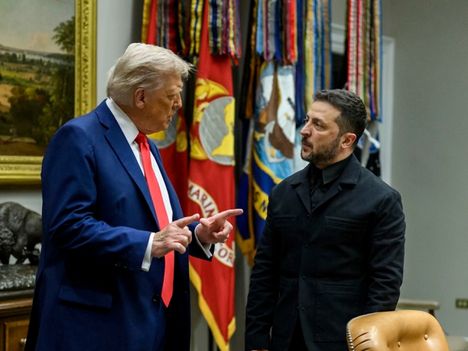 Ukrainan presidentti Volodymyr Zelenskyi tapasi Yhdysvaltain presidentti Trumpin elokuussa Valkoisessa talossa. 