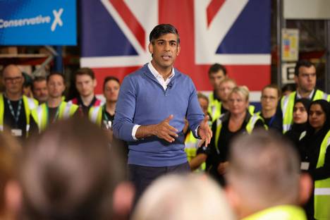 Conservative politician Rishi Sunak was Britain's first prime minister from an ethnic minority.