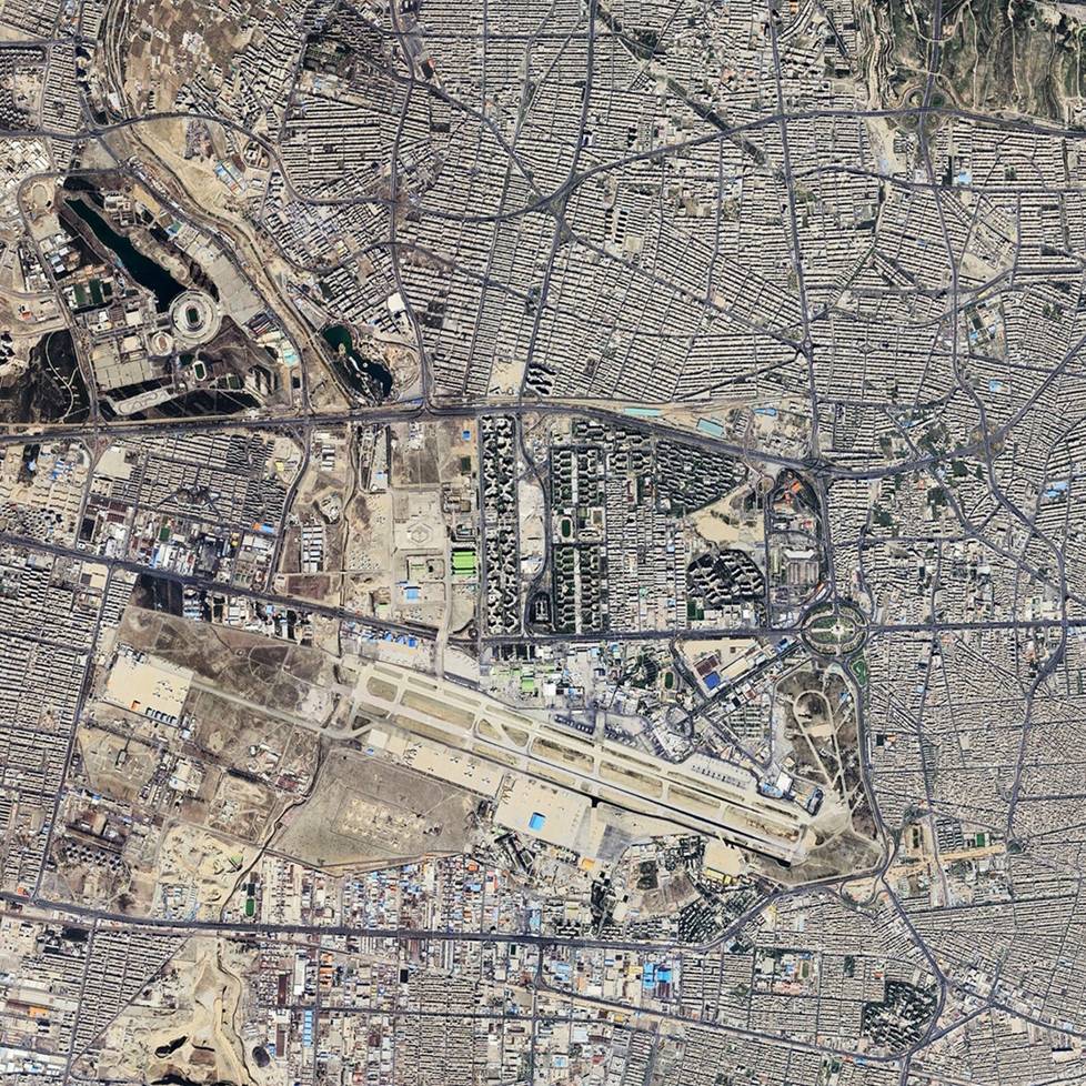 Tehran International Airport is within the city. The field is also used by the Iranian Air Force.