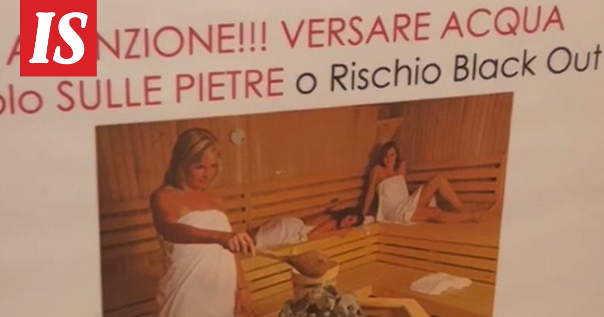 Suomalainen Joonas kokeili italialaista saunaa – näin kävi ensimmäisen löylyn jälkeen