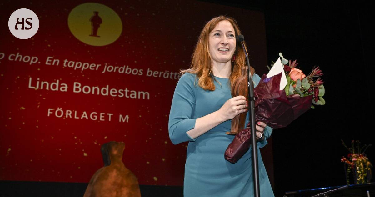 Finnish Linda Bondestam received the prestigious August prize for children’s and youth literature