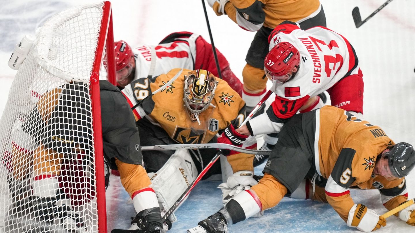 NHL Finals: Vegas wins thriller in double OT after Carolina's historic comeback