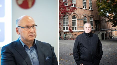 Tampereen konsernijohtaja Juha Yli-Rajala ja talousjohtaja Jukka Männikkö.