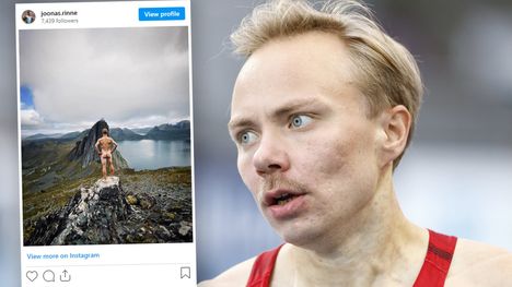 Suomalaisjuoksija Joonas Rinne julkaisi Instagramissa erikoisen kuvan ...