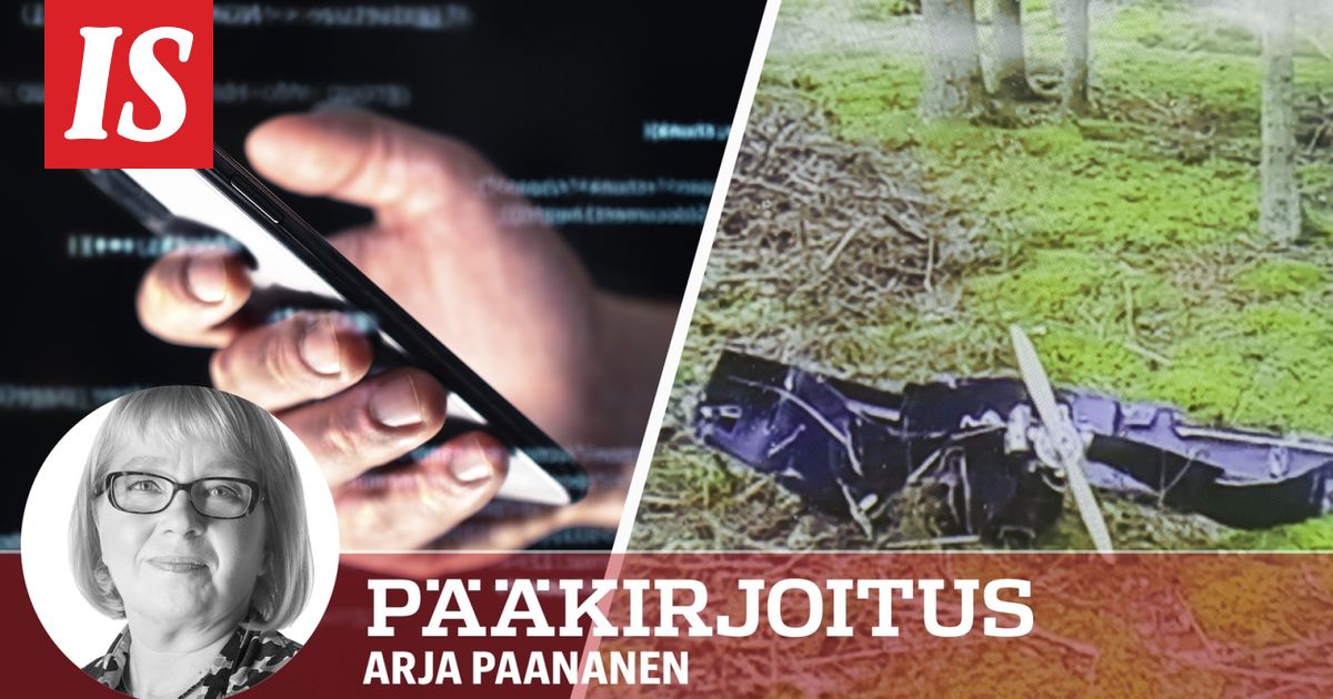 Pääkirjoitus: Päämme sisälle hyökätään koko ajan ”info­drooneilla” – kuka puolustaisi Suomea niiltä?