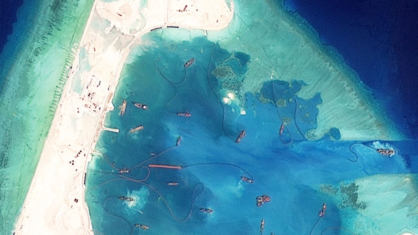 South China Sea: Satellite Images Show China Building New Outpost on Key Global Shipping Route