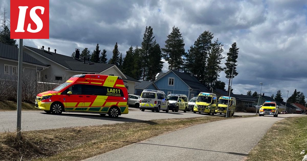 Rovaniemen suuroperaatio: poliisi eristi alueen, silminnäkijä kertoi paareista ja ambulanssista