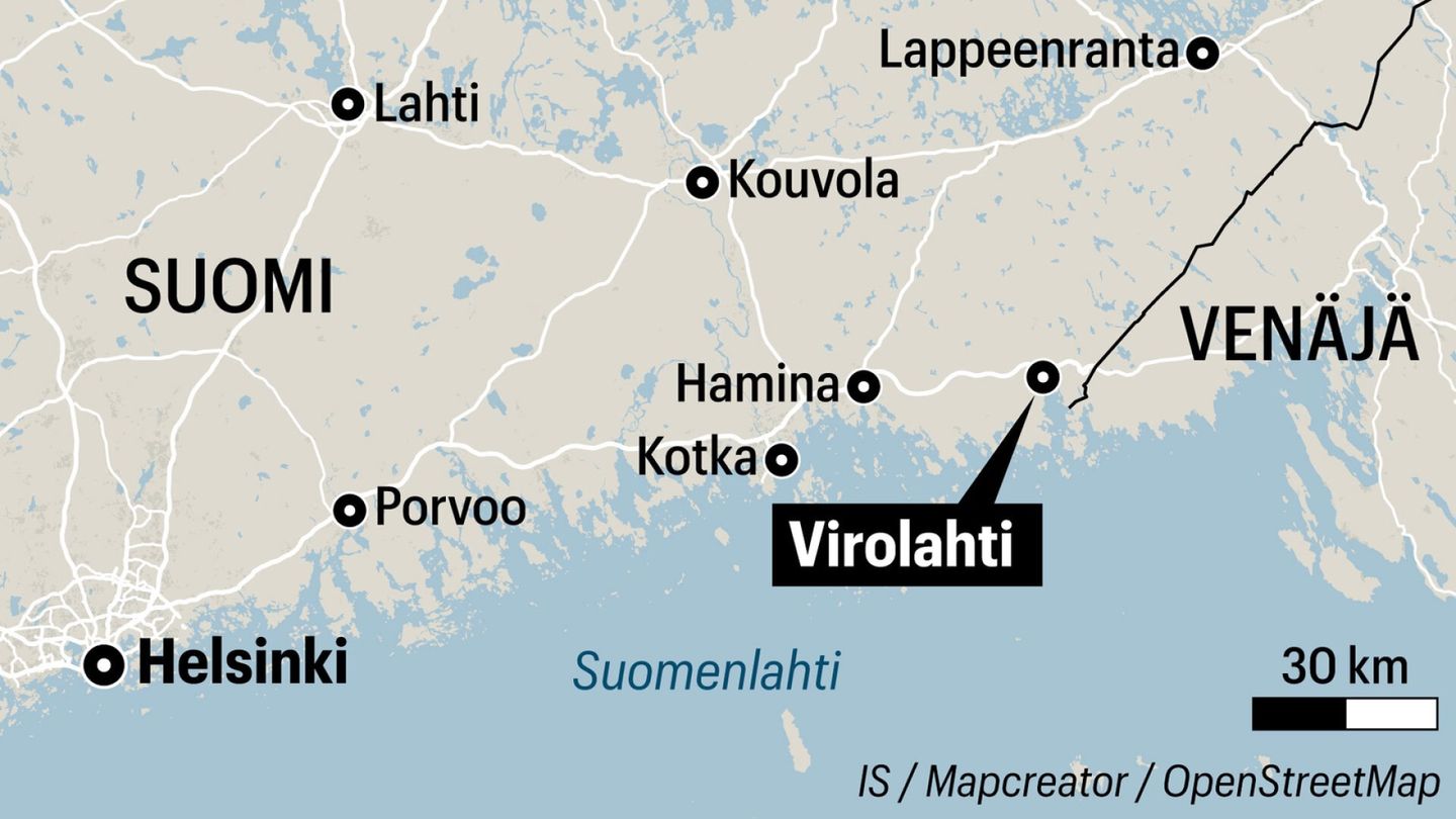 Poliisi ja Puolustusvoimat suuressa operaatiossa Virolahdella