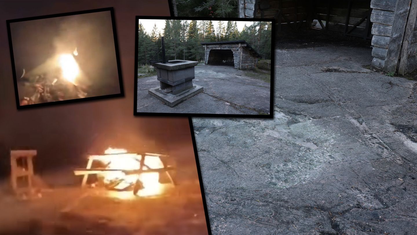 Loukkaantunutta rappiostriimaajaa epäillään tulipalon sytyttämisestä laavulla