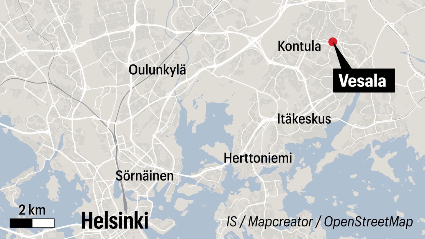 13-vuotiasta puukotettiin Helsingin Vesalassa – epäilty löytyi lähistöltä
